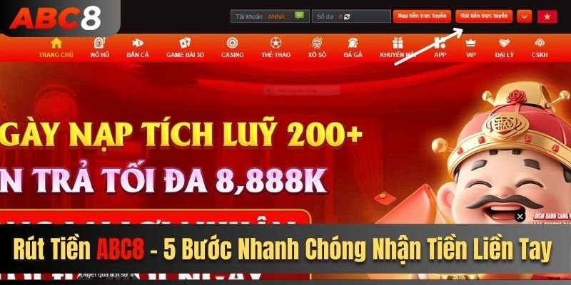 Rút tiền ABC8